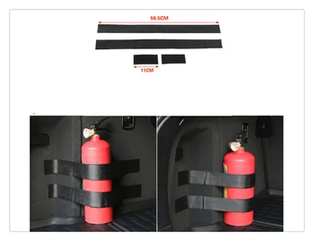 

Auto parts trunk sundries fire extinguisher nylon fixed tape stickers for Renault Alaskan Trezor Talisman Kwid Espace Kangoo