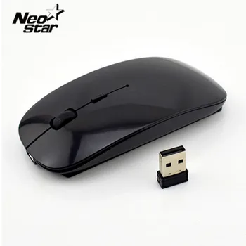 

2.4G Rechargeable Wireless Mouse Ultra Thin 1600 DPI Optical Mice With USB Receiver For Laptop PC Computer