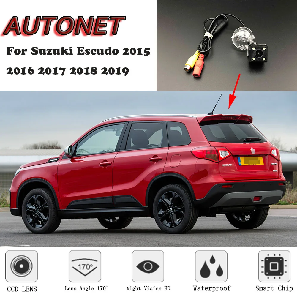 AUTONET Backup Rear View camera For Suzuki Escudo 2015 2016 2017 2018 2019 Night Vision/license plate camera/parking Camera | Автомобили и