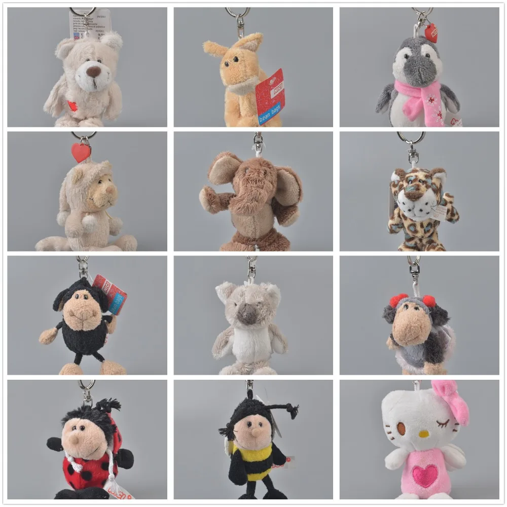 

50 Pcs At Random Shipping Cute Soft Animals Fridge Baby Kids Learning Keyring Toys Party Gift magnets home decor decorative