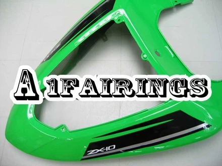 Набор для всего тела для Kawasaki ZX-10R 2006 2007 ABS Пластик впрыска корпуса мотоцикла ZX10R 06 07 carenes цвета: зеленый, черный рамы кузова