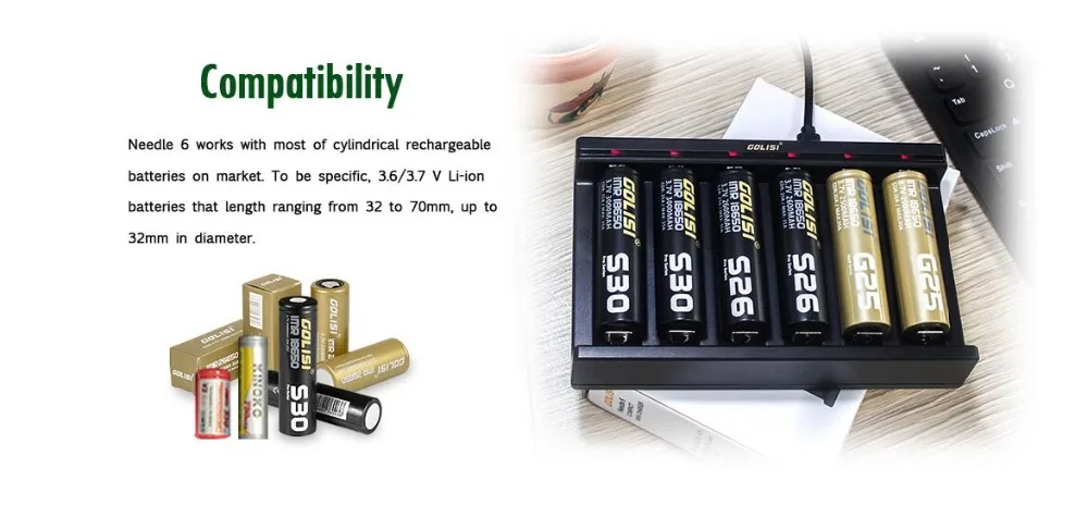 Golisi Needle 6 Smart USB Charger-4