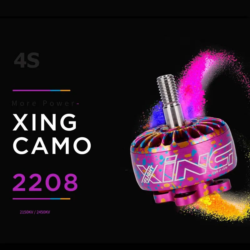 IFlight XING CAMO 2208 2150kv 2450kv 2-4 s FPV Бесщеточный двигатель Xing совместимый 5 дюймов Prop для FPV RC Дрон гоночный мульти ротор