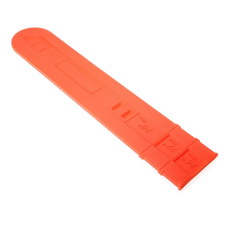 20'' 22'' 24'' Orange Color Chainsaw Bar Cover Scabbard Universal Guide Plate Garden Grass Cutter Tool Parts