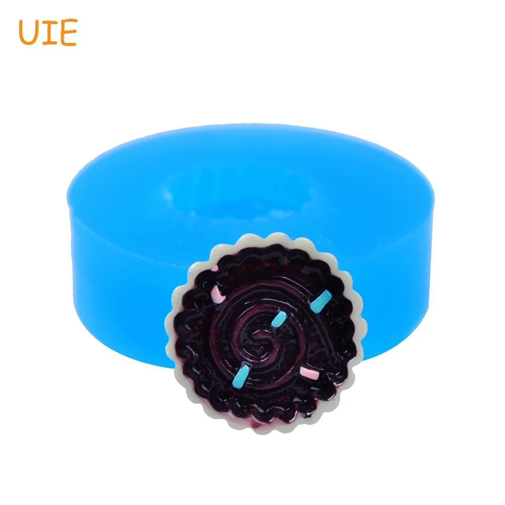 

GYL560U 12.9mm Cupcake Flexible Silicone Mold - for Fondant Dessert, Cake Decorating Tools, Chocolate, Gum Paste, Resin, Biscuit