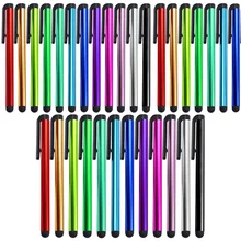 Шт. 10000 шт. принт логотип, хорошее качество Стильный емкостный стилус для iphone ipad Capative экран DHL