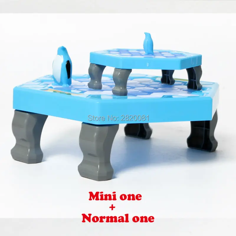 lower price  Ice breaking save the penguin classical toy set 2 style mini/normal setinterested game family child
