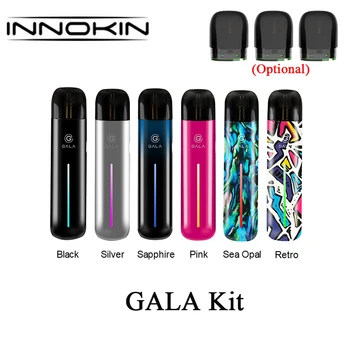 

Original Innokin GALA Pod System Kit 500mAh battery with 2ml cartridge Electronic Cigarette Vaporizer Mesh Coil Vape Kit