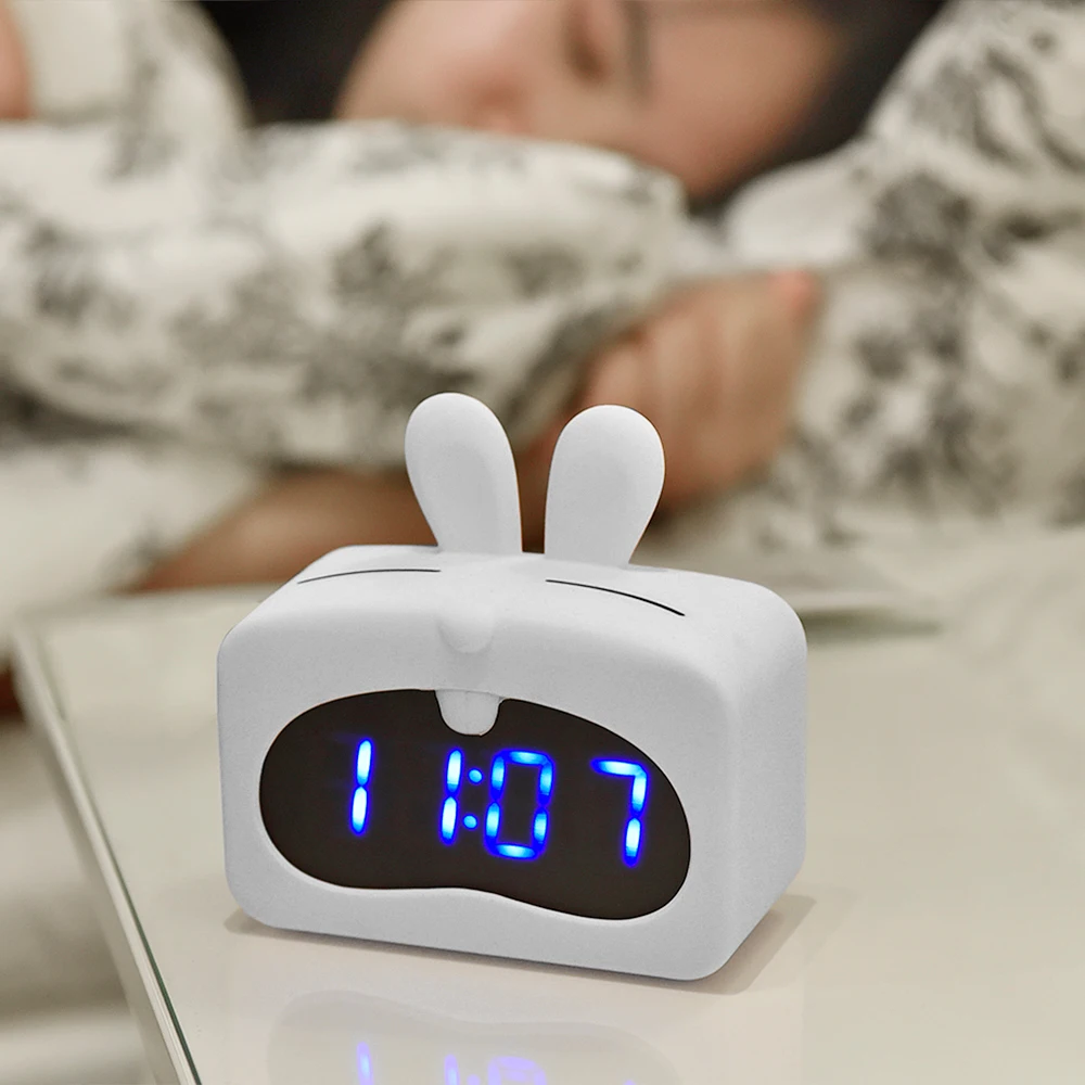 Buy Mini LED Digital Alarm Clock LED Display Voice