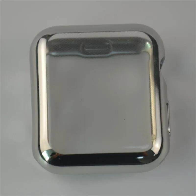 Чехол для Apple Watch 3/2/1 42 мм 38 мягкий прозрачный ТПУ защитный чехол Series 1 2 3|Часы Чехлы|