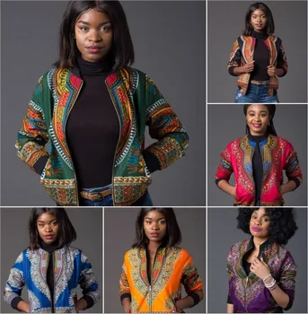

African Dashiki Sale New Arrival Africa 2019 Sexy National Dashiki Fashion Coat Printing