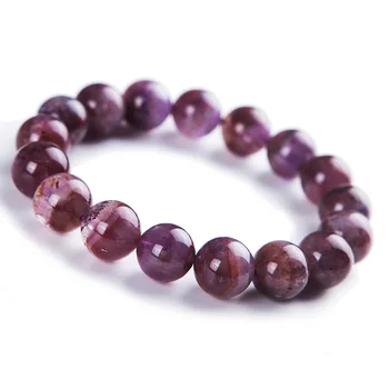 

Genuine Natural Auralite 23 Purple Red 13mm Man Women Powerful Canada Round Beads Bracelets Reiki AAAAA Drop Shipping