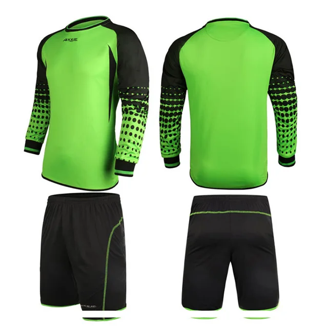 High Quality Soccer Jersey Men Football Goalkeeper Soccer Uniforms Sets