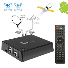Quad Core 2GB RAM H 265 Android 5 1 With Digital DVB S2 Satellite IKS Cline
