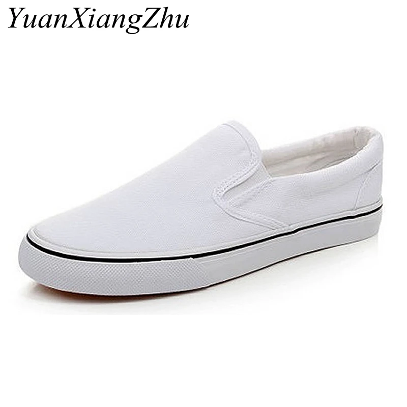 New Men Casual Shoes Black White Solid Canvas Shoes Man Loafers 2019 Summer Breathable Fashion Sneakers Men Slip-On Flat Shoes New Men Casual Shoes Black White Solid Canvas Shoes Man Loafers 2019 Summer Breathable Fashion Sneakers Men Slip-On Flat Shoes