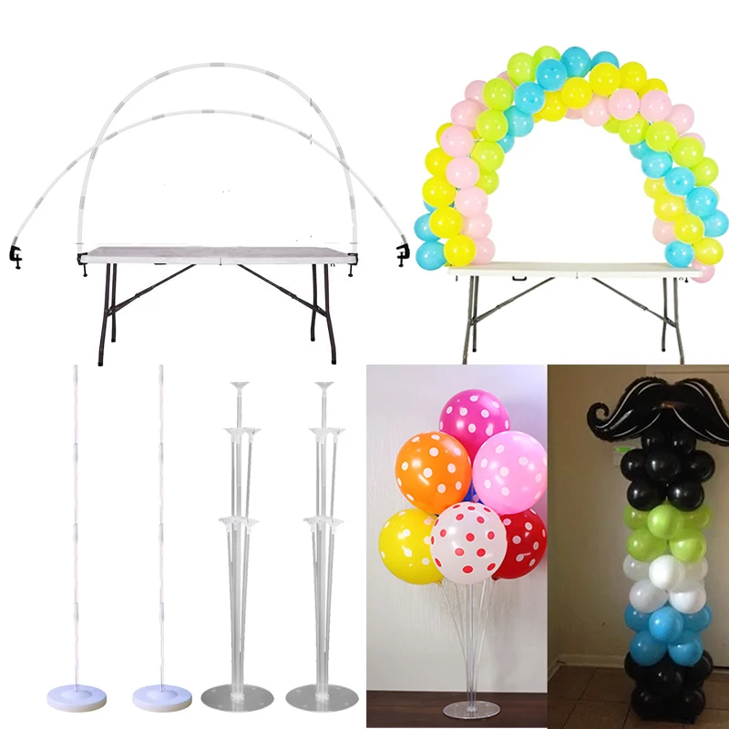 Подставка для воздушных шаров, набор для колонна-подставка, арка, пластиковый насос, украшение для дня рождения, детское предложение свадебных декоров