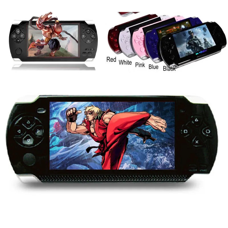 Console Game 4.3 Video Game Handheld Game Console Real 8GB Portable MP5 Game Player Classic Tetris Camera Recorder FM Radio