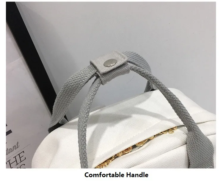 MJ Women Canvas Backpack Fashion Patchwork Canvas Travel Bag Female Large Capacity School Bag Backpack for Teenage Girls (19)