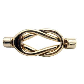 

Aaazee 2 sets 4mm Round Hole Gold Silver Tennis Racket Magnetic Clasp Connectors, 38mm Long Tennis Racket Shape DIY Bracelet