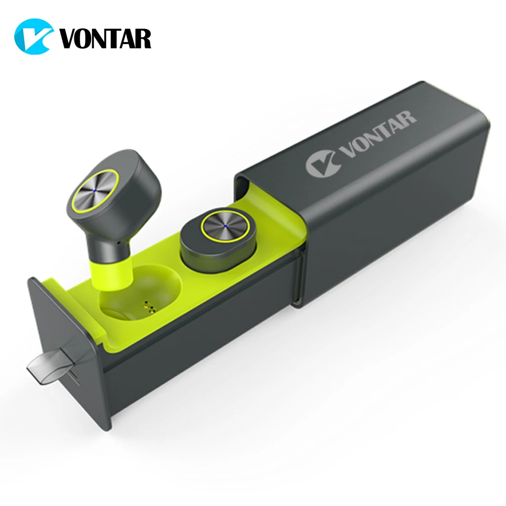 VONTAR V9 TWS Magnetic Mini Wireless Earbuds Twins Earphone Bluetooth 4 2 Headphone With Battery Case