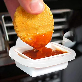 

New Mini Car Sauce Holder 1pcs Saucem Dip Clip In-car Sauce Holder for Ketchup Dipping Sauces 0605#20