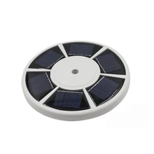 New Rechargeable Battery Solar Powered Flagpole Holder Base Mount Light For Flags