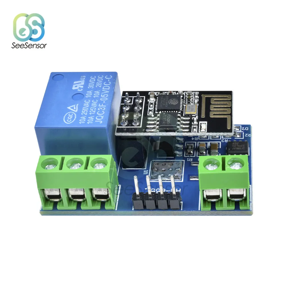 ESP8266 5 в Wifi релейный модуль ESP 01S пульт дистанционного управления Переключатель