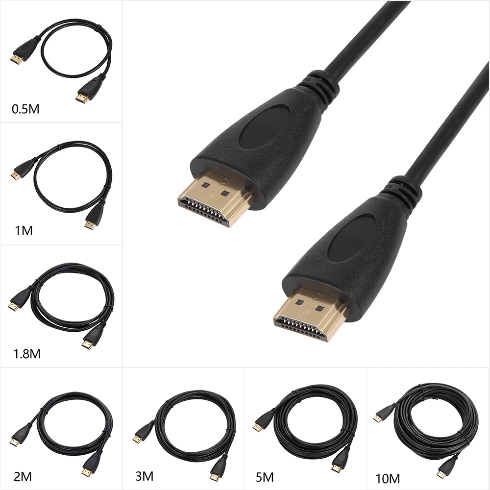 Новое поступление Премиум HDMI кабель золото высокоскоростной HD tv Ultra 2160 p 4 K 3D 0,5 M до 5 M домашний аудио тв видео Премиум кабель прочный