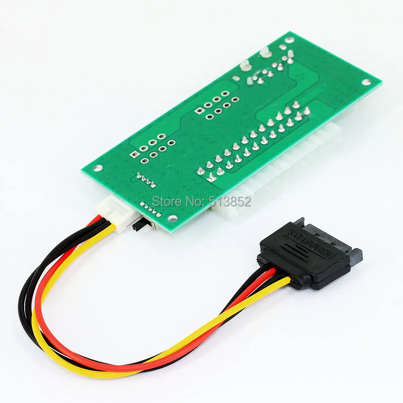 for Bitcoin Mining Expanded Ded With Manual Switch New PC Desktop ATX 24-Pin Dual PSU Power Synchronous Start Extender Cable