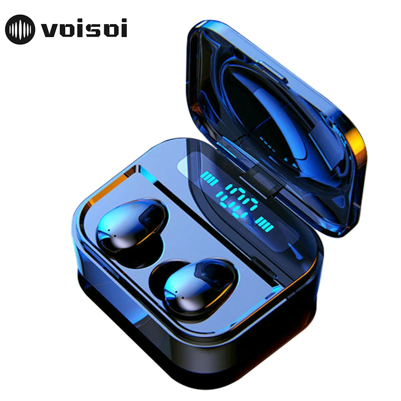 

X7 TWS 5.0 Bluetooth Earphones Touch control Wireless Earphone Mini Waterproof Handsfree Earbuds Headset with 2200mAh Power Bank