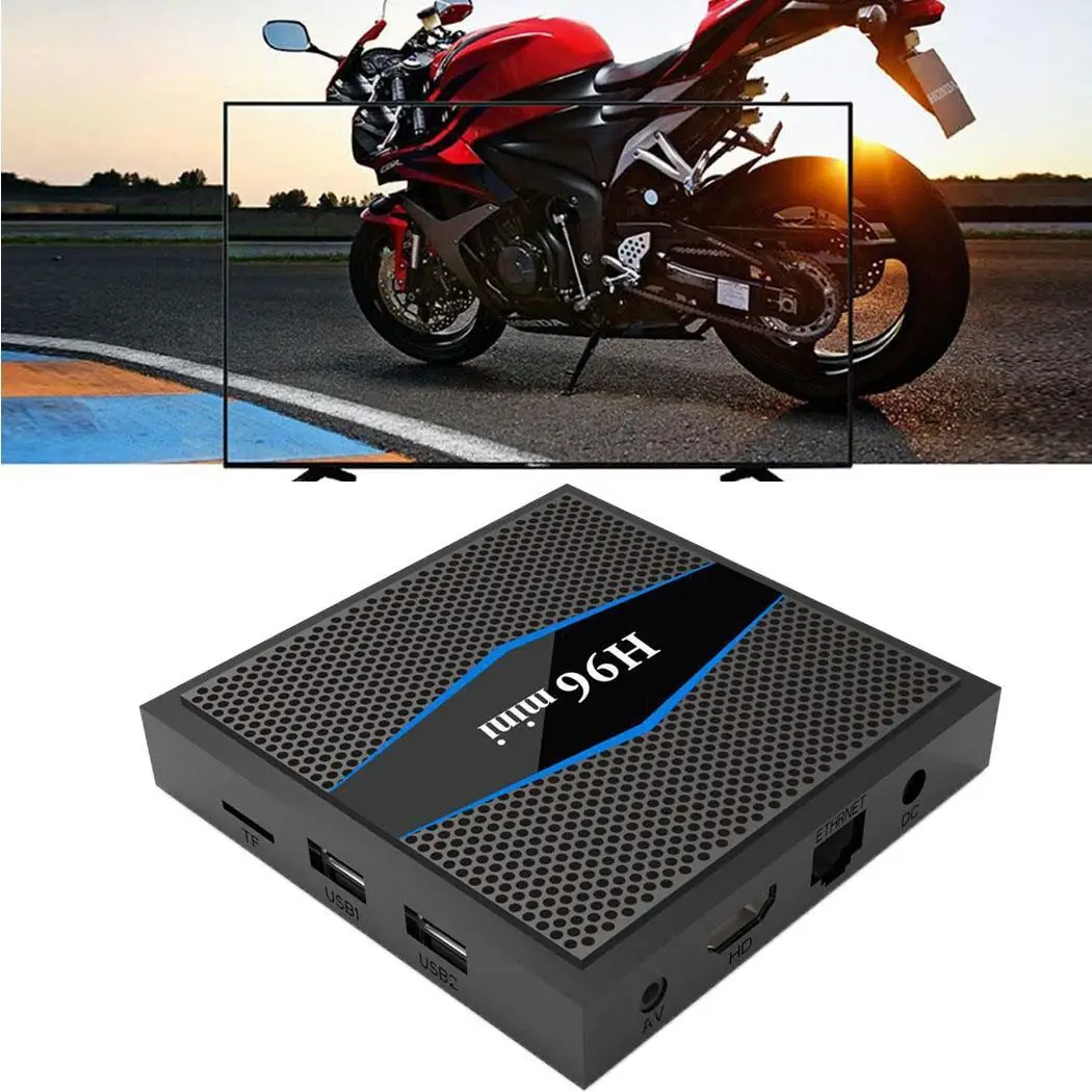 H96 мини Smart tv плеер компьютерной приставки к телевизору Android 4k медиа Full HD плеер HDMI ТВ Главная коробка DDR3 2 Гб, Встроенная память: 16 Гб 7,1