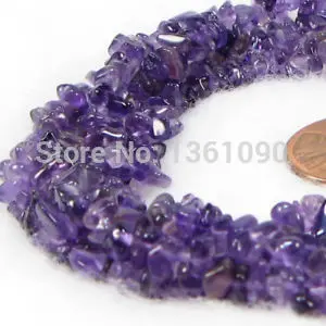 

j005446 AMETHYST CHIPS NECKLACE 40
