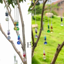 H& D 30 мм хрустальная люстра шар Призма подвеска Радуга производитель чакра каскад Suncatcher