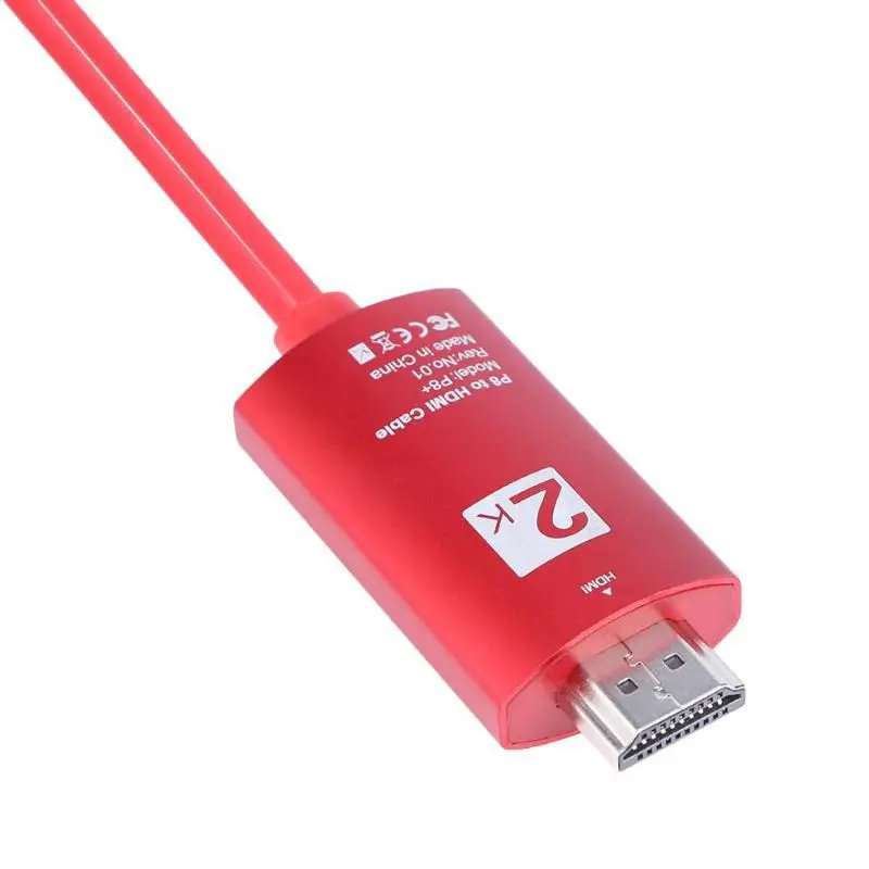 Full HD 1080P USB в HDMI конвертер кабель для iPhone 8X7 6s Plus iPad samsung Android телефонов тв видео аудио адаптер