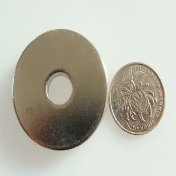 

10PCS D40mm*d6mm*10mm nickel coat powerful rare earth neodymium magnet with countersunk hole