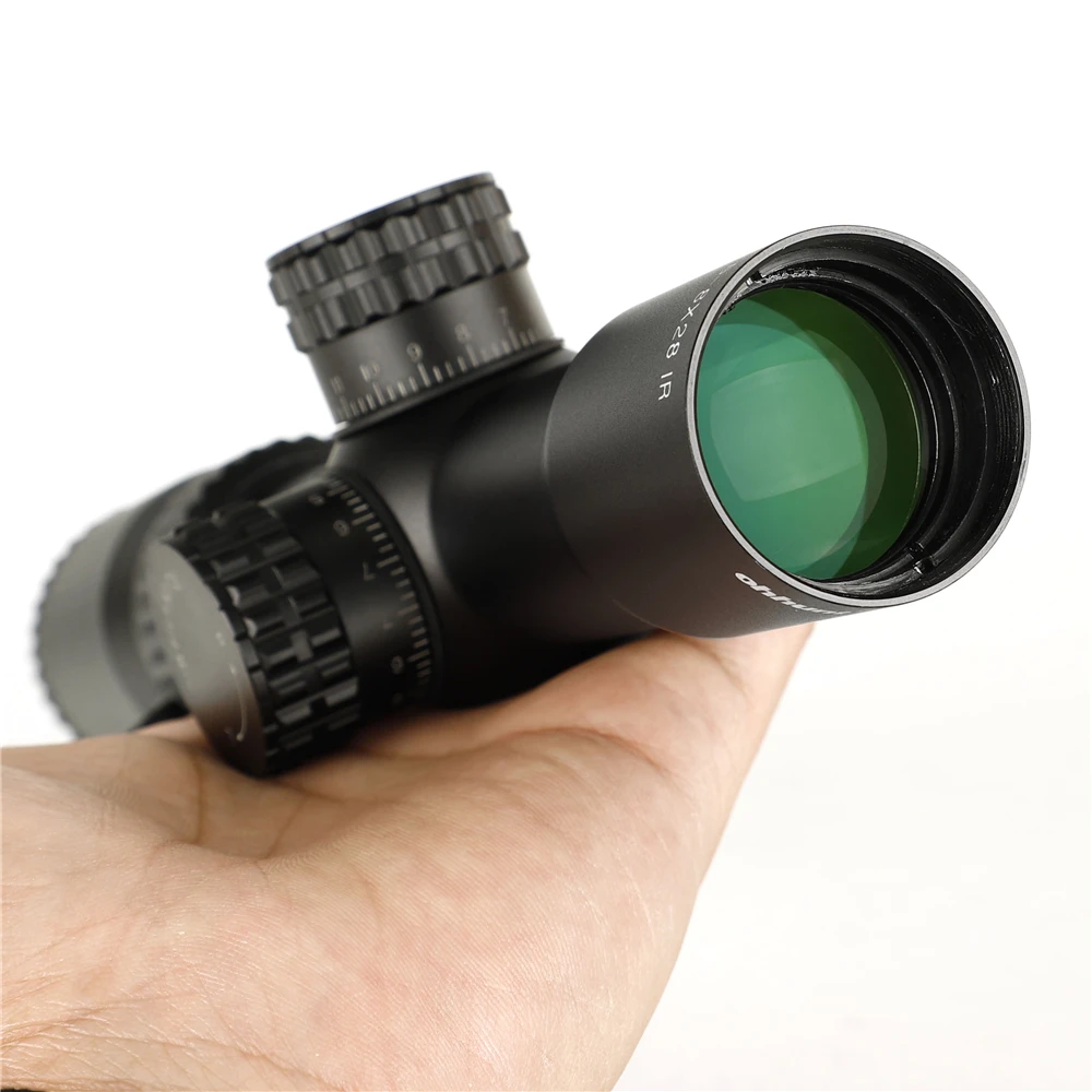 Ohhunt LR 1,5-8X28 IR Hunitng Riflescope Mil Dot стекло травленая сетка тактические оптические прицелы револьверный Сброс блокировки для прицела