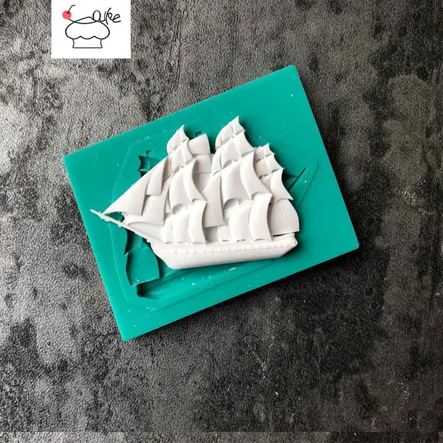 Aouke Barca A Vela Del Silicone Stampi Decorazione di una Torta Stampo In Silico Aouke Barca A Vela Del Silicone Stampi Decorazione di una Torta Stampo In Silico