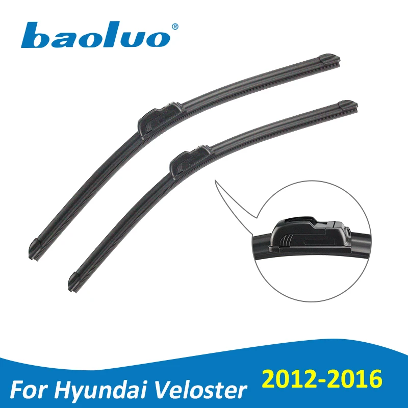 BAOLUO Wiper Blades For Hyundai Veloster 26''+18'' 2012 2013 2014 2015