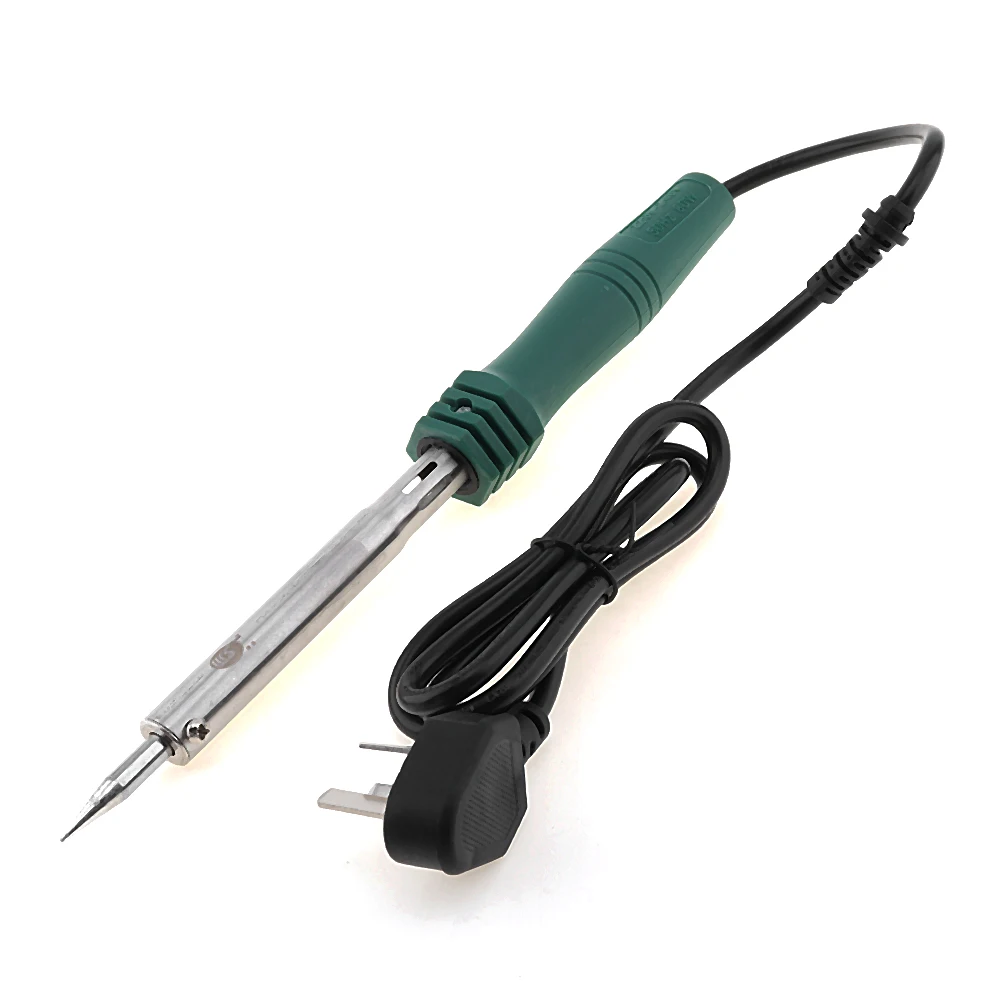 

WS-505 220V 80W Portable Thermostat External Heat-type Electric Soldering Iron Tool with Tip Head Ceramic Core for Welding