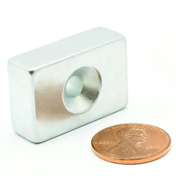 NdFeB Fix Magnet 30x20x10 mm with 5 mm Screw Countersunk Hole Block N42 Neodymium Rare Earth Permanent Magnet
NdFeB Fix Magnet 30x20x10 mm with 5 mm Screw Countersunk Hole Block N42 Neodymium Rare Earth Permanent Magnet