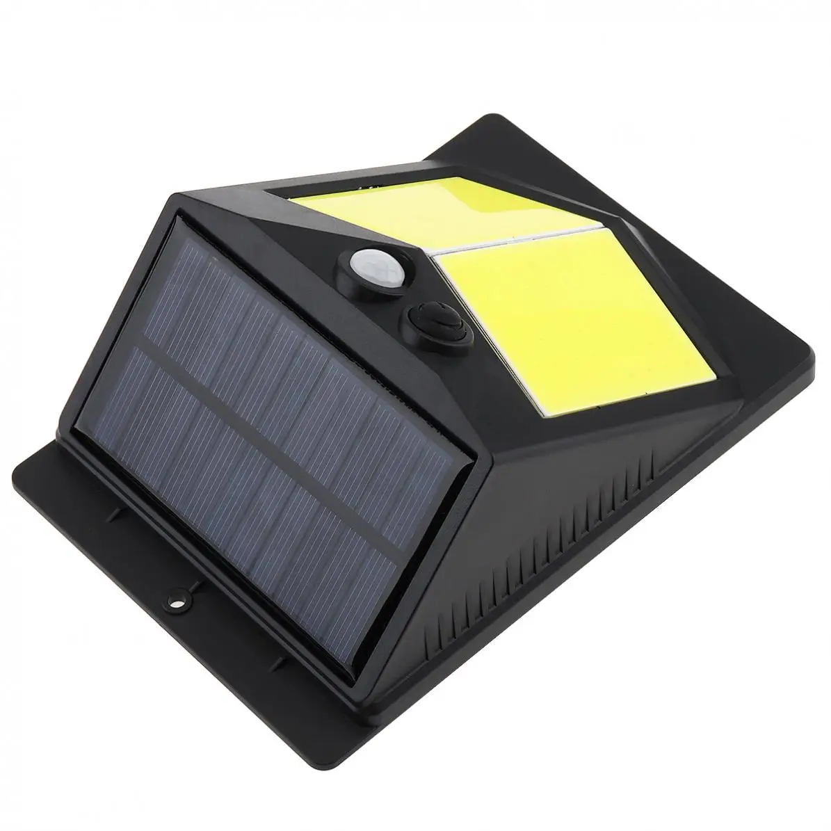 Detecta a Luz da Parede Conduziu a Luz Solar do Sensor de Movimento para o Pátio Luz-controlado Corpo Humano Que - Exterior Iluminando 96 Cob 400lm 14 detecta a luz da parede conduziu a