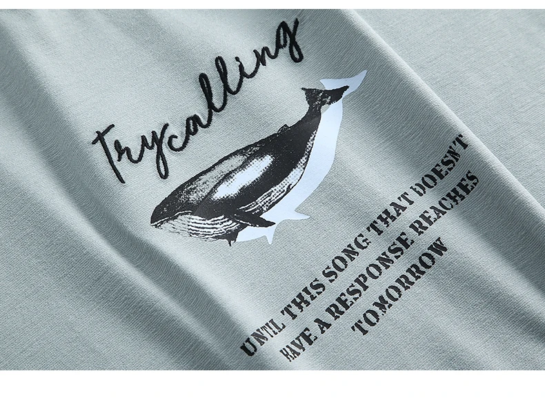 Enjeolon мужская футболка Летняя хлопковая Футболка с принтом дельфина Мужская футболка Homme fitness Camisetas хип-хоп Футболка мужская футболка T3703
