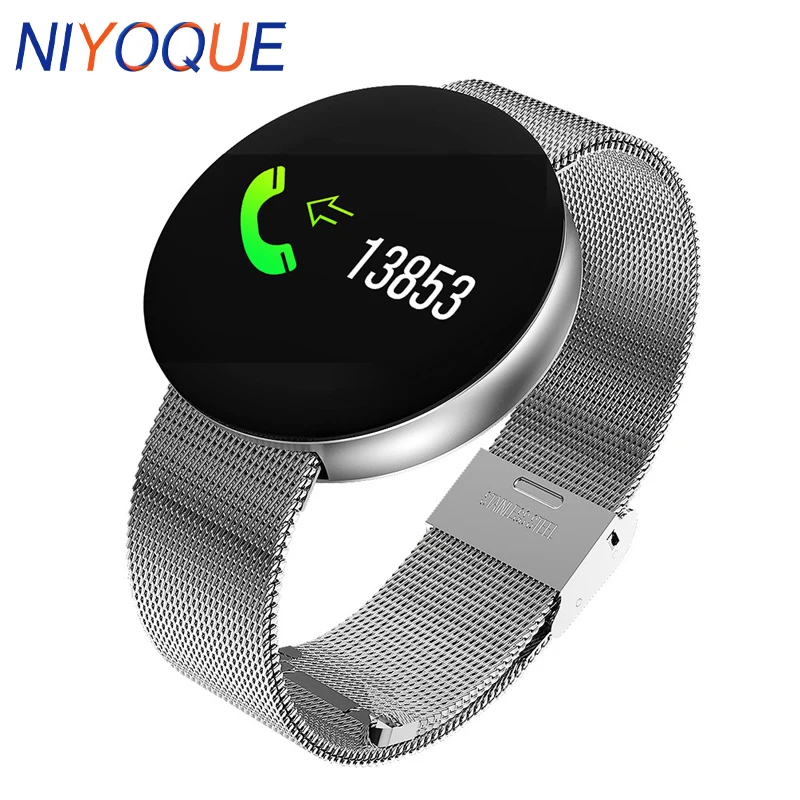 

NIYOQUE Wristband CF008 OLED Lover Smart Bracelet Heart Rate Smart Band Blood Pressure Blood Oxygen Monitoring Smart Watch