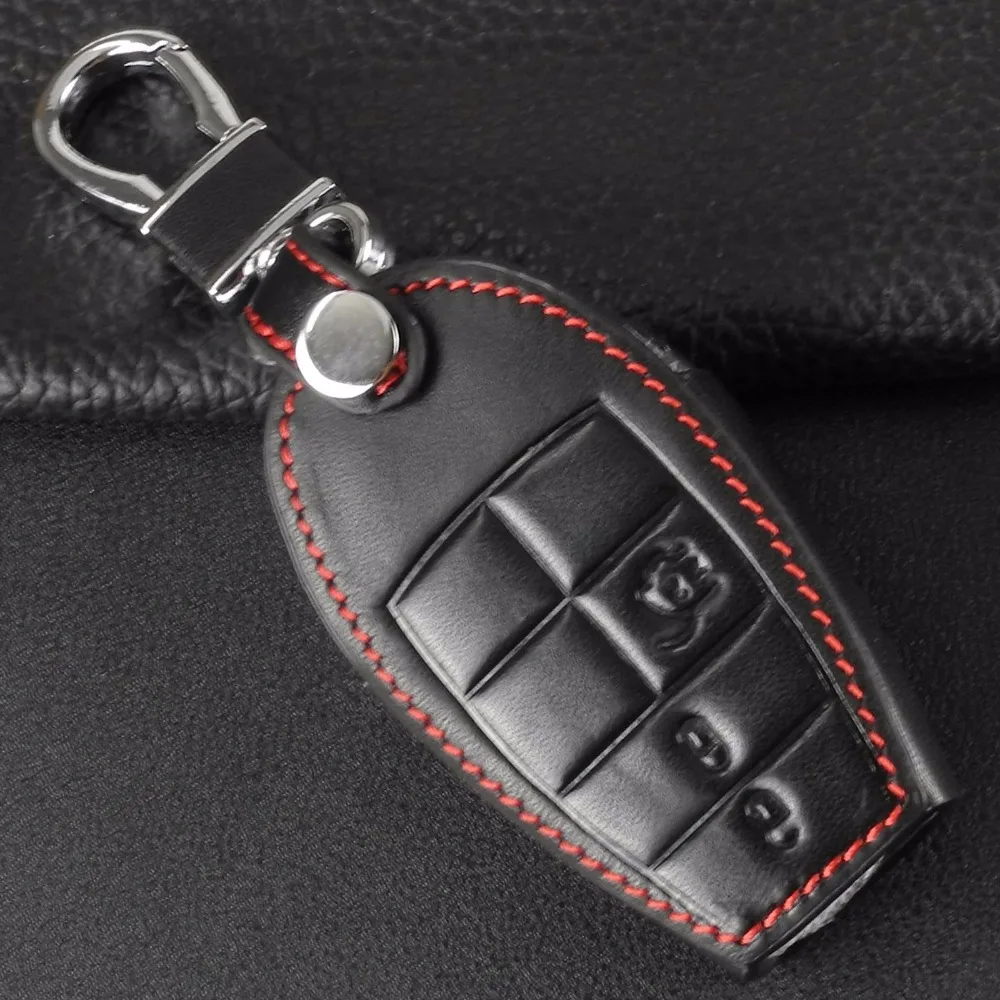 Кожаный чехол для автомобильного ключа jingyuqin чехлы Dodge Challenger Charger Magnum Journey джип Ram