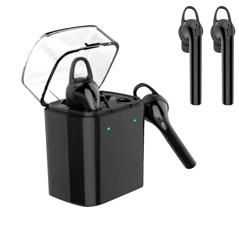 Беспроводные наушники Twins In Ear Bluetooth спортивные музыкальные наушники с микрофоном беспроводная bluetooth гарнитура в деловом стиле для Iphone Xiaomi