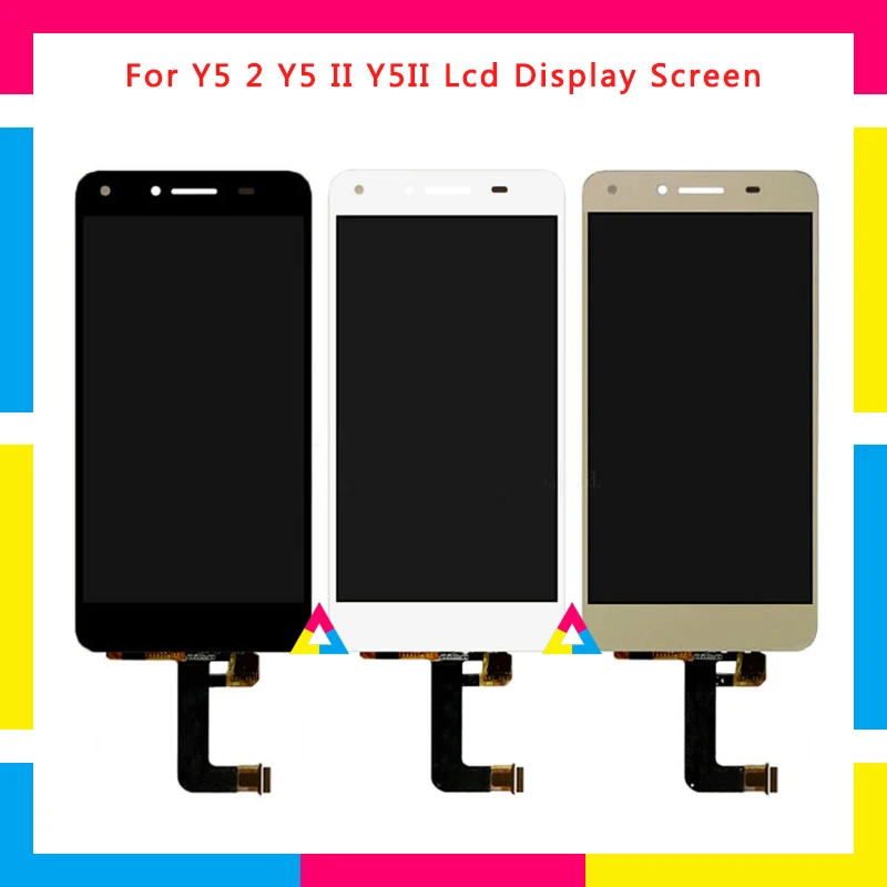 

5pcs High quality LCD Display Screen With Touch Screen Digitizer Assembly For Huawei Y5 II Y5II CUN-L23 CUN-L03 CUN-L33 CUN-L21