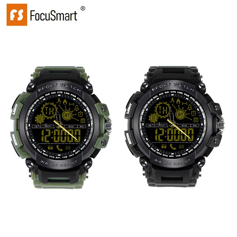 

2019Focusmart New DX16 Smart Watch Full-Time Step Counter Alarm Function Call Reminder Remote Photo Night Light Dial Smart Watch