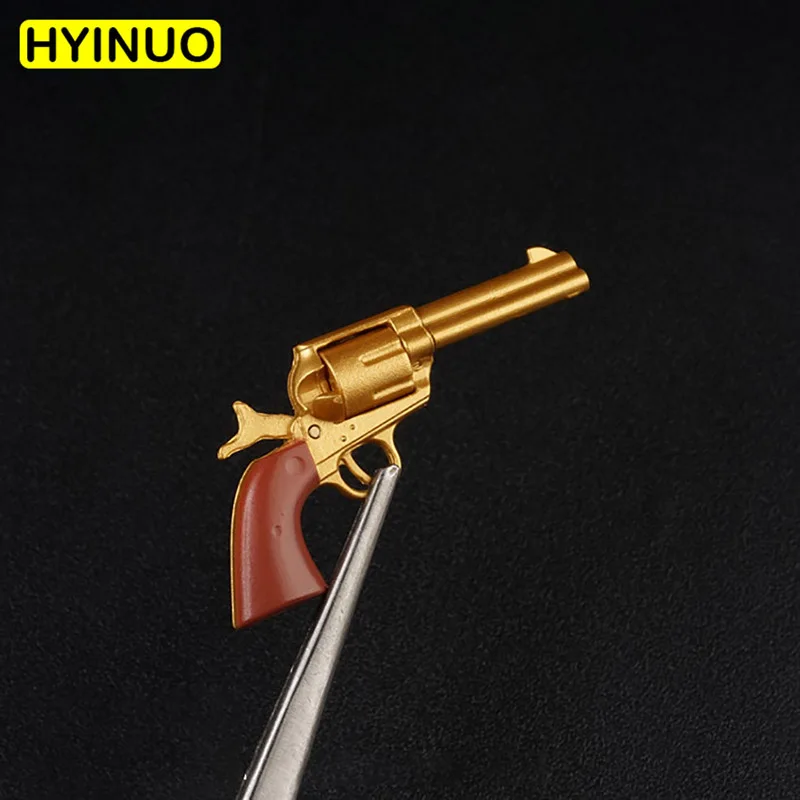 

3 Colors 1:6 Scale Metal Colt Pistol Alloy The New Revolver Pistol Model Figure Fit For 12" Body Action Figures Doll Accessories