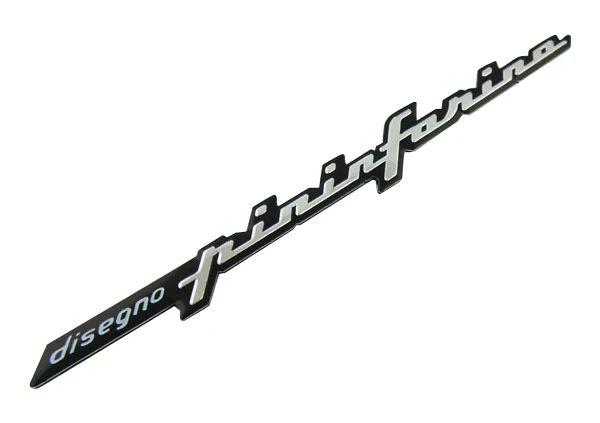 

Aluminum Auto pininfarina disegno for Hyundai Kia TIBURON Emblem Badge Sticker
