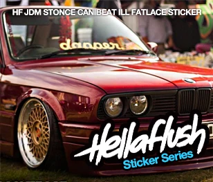 Domo kun jdm hellaflush car sticker reflective waterproof cool decals modified accessories for mazda toyota honda bmw 4 colors